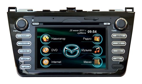 Road Rover мультимедийное устройство для автомобиля Mazda 6 2010–2011