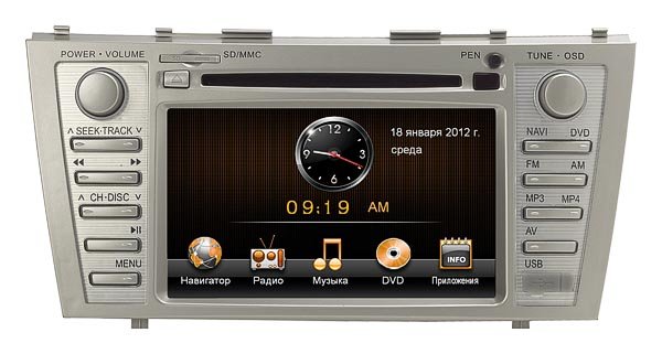 Штатная магнитола RoadRover Toyota Camry 2006-2011
